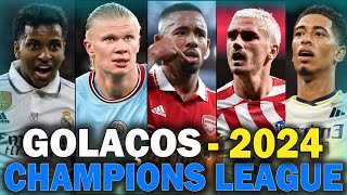 Os GOLS mais BONITOS da CHAMPIONS LEAGUE 2024 até agora