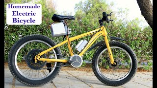 How to Convert a Bicycle into Electric Bike (Goes over 60km/h with 20 km Range)