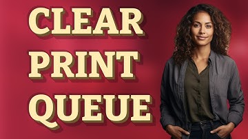 How Can You Quickly Clear a Stuck Print Queue on an HP Printer?