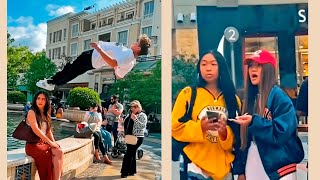 INSANE FLIPS IN PUBLIC REACTION! Best flips in public with Soloflow!