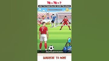 Help the Main Player Score Ten Goals 😟 | Tricky Puzzle 🧩 #shorts