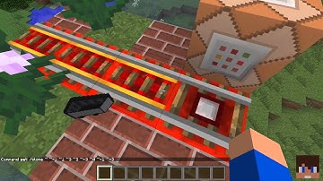 Minecraft | One Command Block | Infinite Railway
