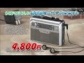 【日本直販 公式チャンネル】Wスピーカーミニラジカセ