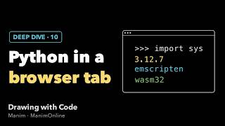 Python in a Browser Tab: Pyodide and WebAssembly · Drawing with Code 10