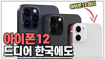 아이폰12 드디어 한국에도 아이폰12 미니부터 프로 맥스까지 4가지모델 출시일 그리고 가격