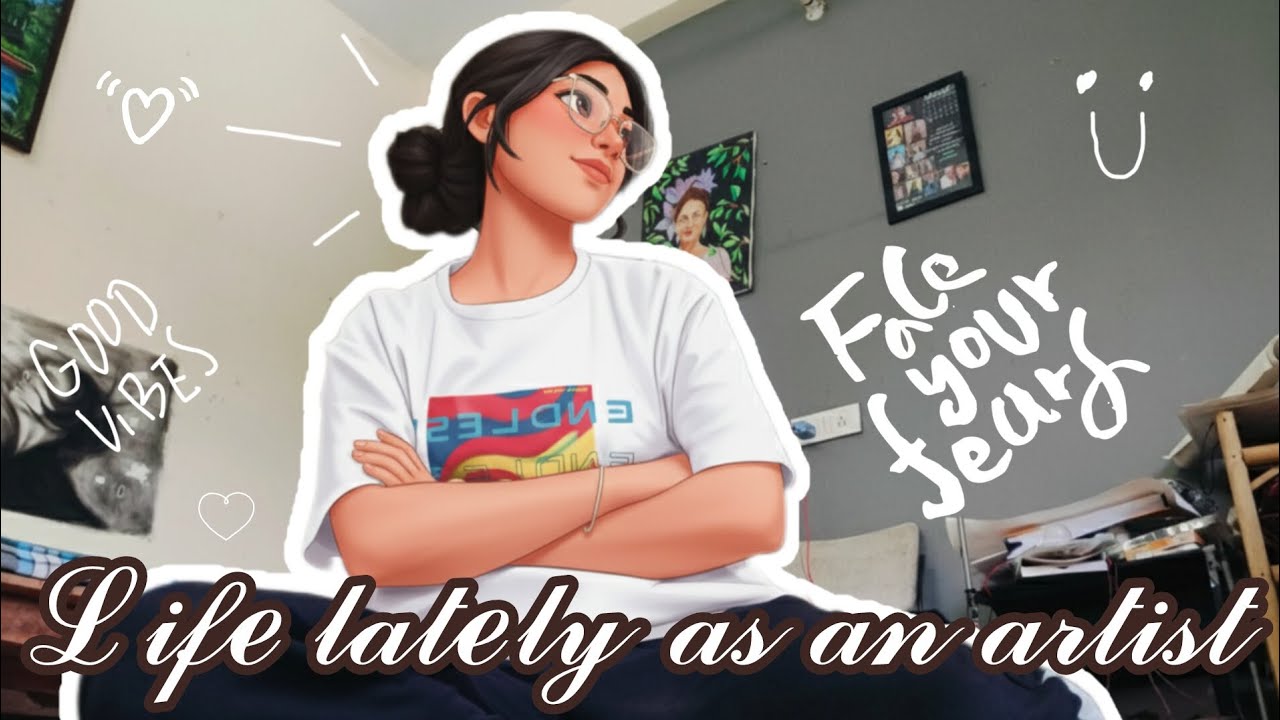 (Part- 2)Life lately as an artist at amity University Lucknow 🌸🤍