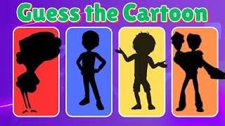 Guess the Cartoon Character by Silhouette | Cartoon Shadow Challenge 🕶️ #buddybuds1 #quizforkids