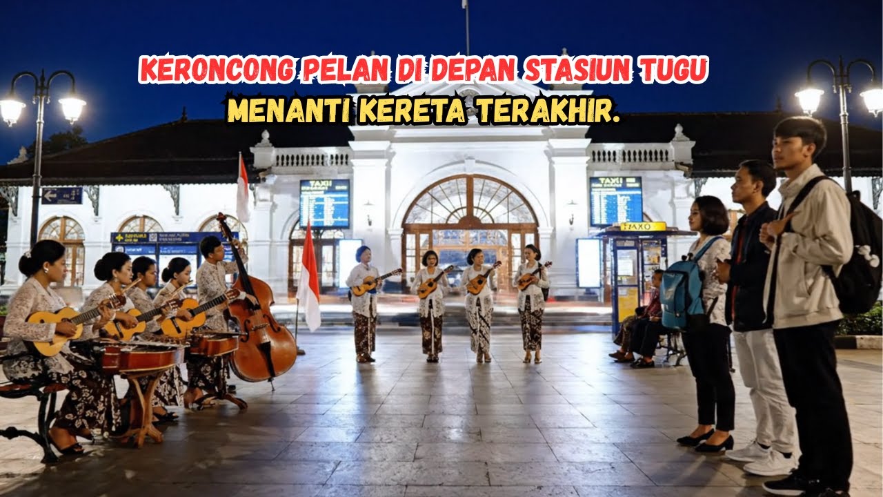 Keroncong Pelan di Depan Stasiun Tugu – Menanti Kereta Terakhir