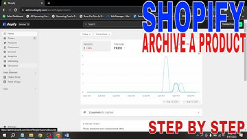 ✅  How To Archive A Product In Shopify Store 🔴
