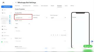 How to create Templates in WhatsApp Chatbot in BotPenguin screenshot 3