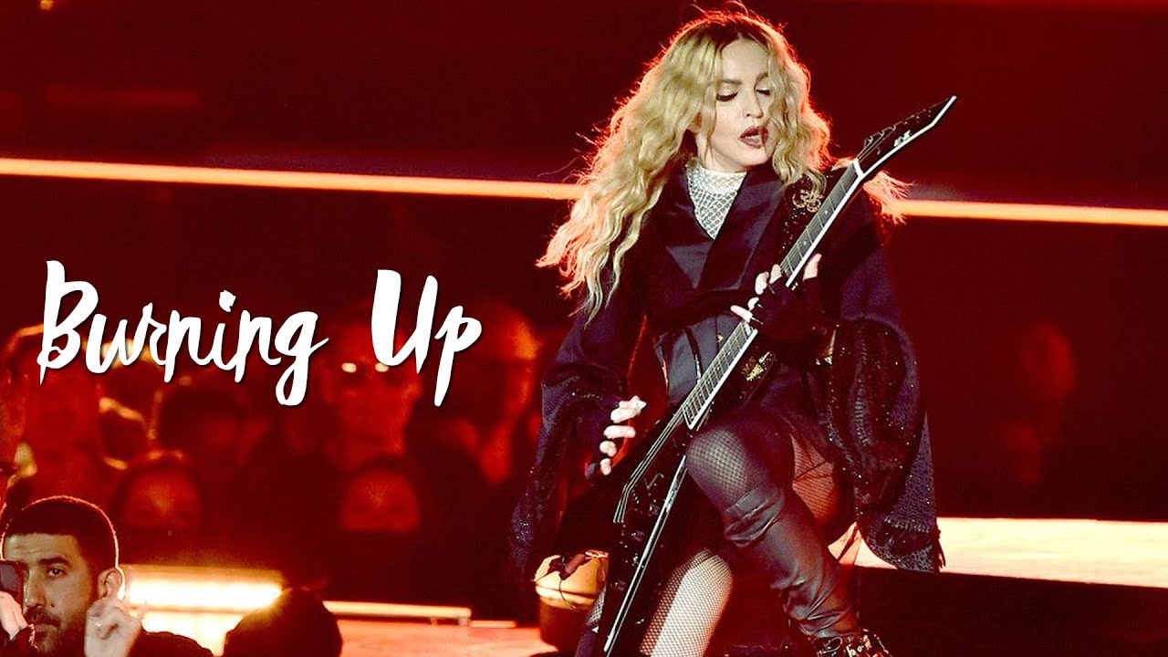 madonna rebel heart tour burning up