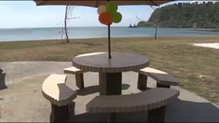 Hon Guy Joseph speaks to the enhancement of the Cul de Sac beach by Buckeye