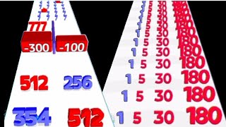 New Record Super Satisfying Math Games - Number Master Merge Run Vs Number Merge Plus And Run screenshot 5