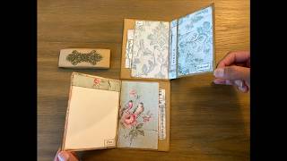 Flip Flap Folio with Hidden Pockets - Junk Journal Ephemera
