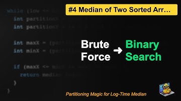 LeetCode #4: Median of Two Sorted Arrays in Java | Brute vs Two-Pointer vs Binary Search O(log n)