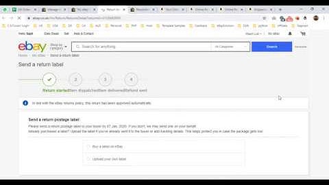 How to get return label from amazon to send to eBay customer (Dropshipping) part 2