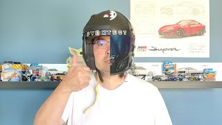 Should you use an open face or closed face helmet?
