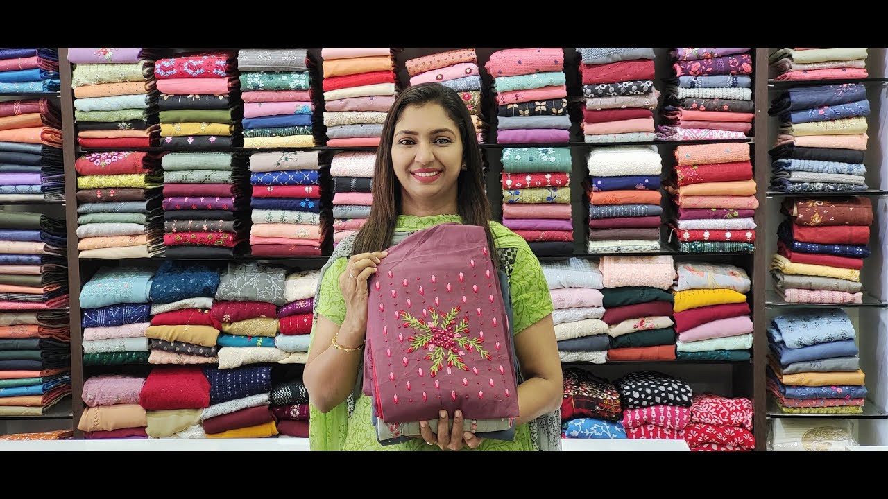 SOFT SILK // SEMI CHANDERI UNSTITCHED SUITS 𝐕𝐈𝐃𝐄𝐎1910 