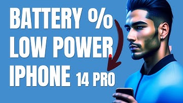 How to enable Battery Percentage & Low Power Mode on iPhone 14 Pro