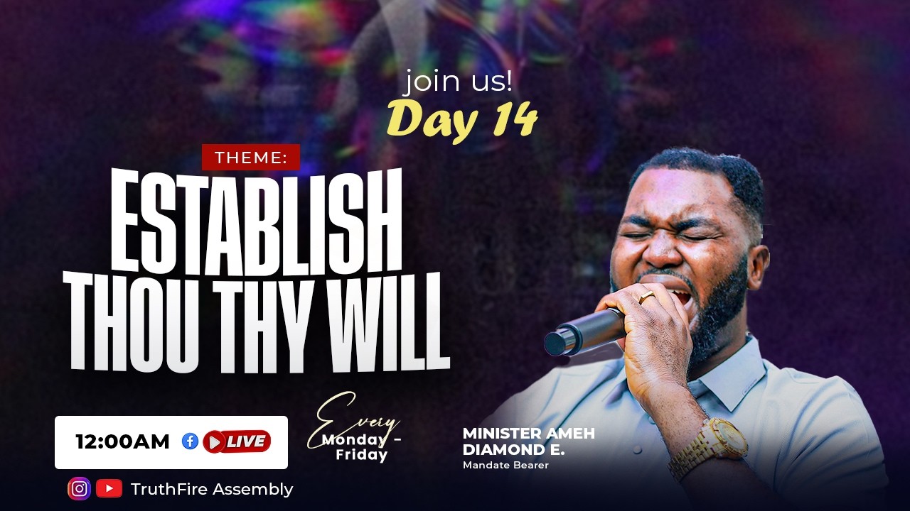 LUZ The Midnight Prayer Encounter ||ESTABLISH THOU THY WILL DAY 14