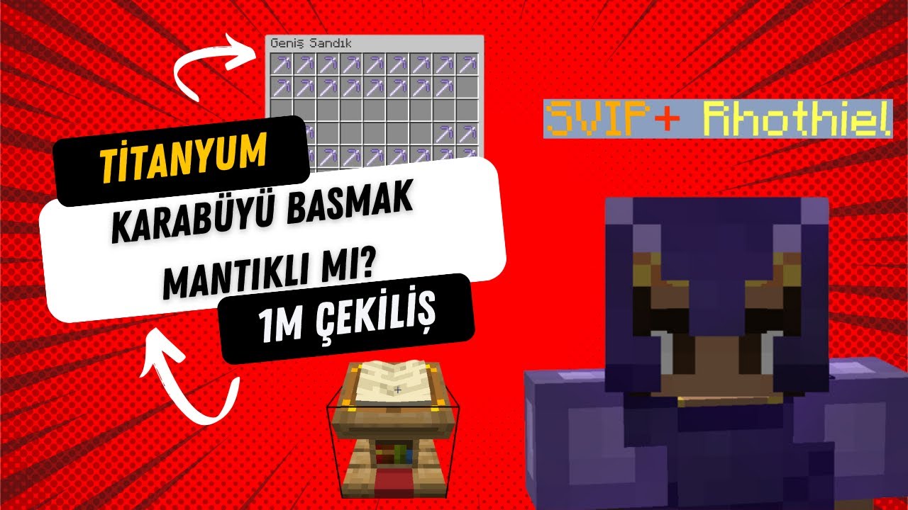 KARABÜYÜ BASMAK MANTIKLI MI? 40 ADET BASTIK! (1M ÇEKİLİŞ) -sonoyuncu titanyum