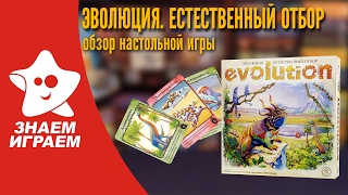 Настольная игра Эволюция. Естественный отбор. Обзор от Знаем Играем