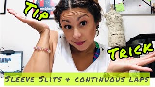 TIP OR TRICK TUESDAY: Sewing Sleeve Slits and Continuous Laps (sleeve placket)