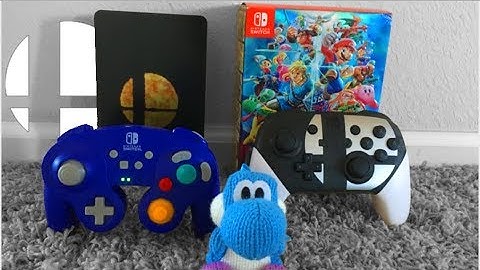 Super Smash Bros. Ultimate bundle and a Wireless Gamecube Controller unboxing (Plus Yarn Yoshi!!)