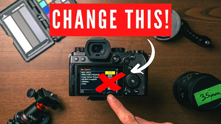 How to setup the Panasonic Lumix S5 for Video | BEST VIDEO SETTINGS