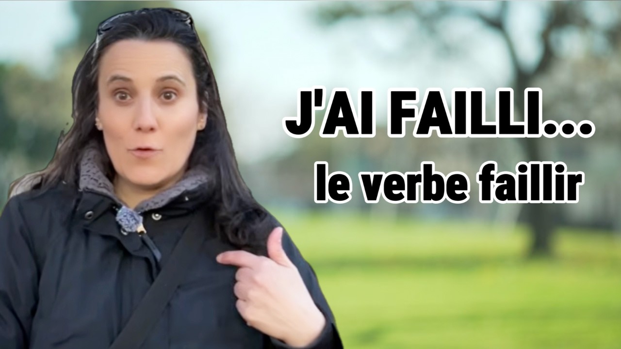 “J’ai failli tomber… mais je ne suis pas tombée”  🇫🇷  en français facile