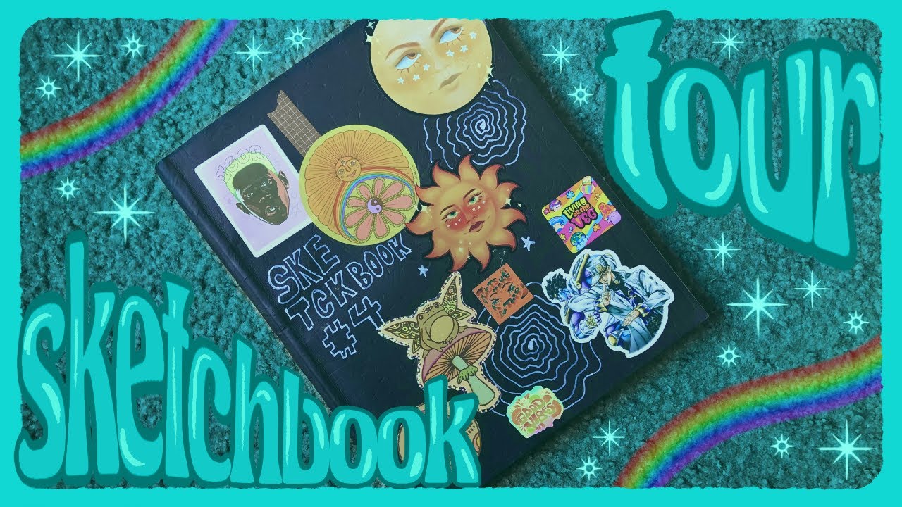 Sketchbook Tour 2022 ✨🌈 // Trippy, Surreal, Experimental