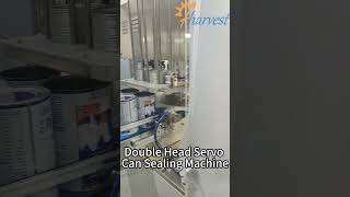 Double Head Servo Seaming Machine for Milk Powder & Infant Formula Tin Can Sealing #shorts #sealer