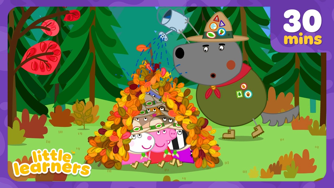 Peppa Pig Learns About SURVIVING The Woods! 🏕️ | Peppa Pig Full