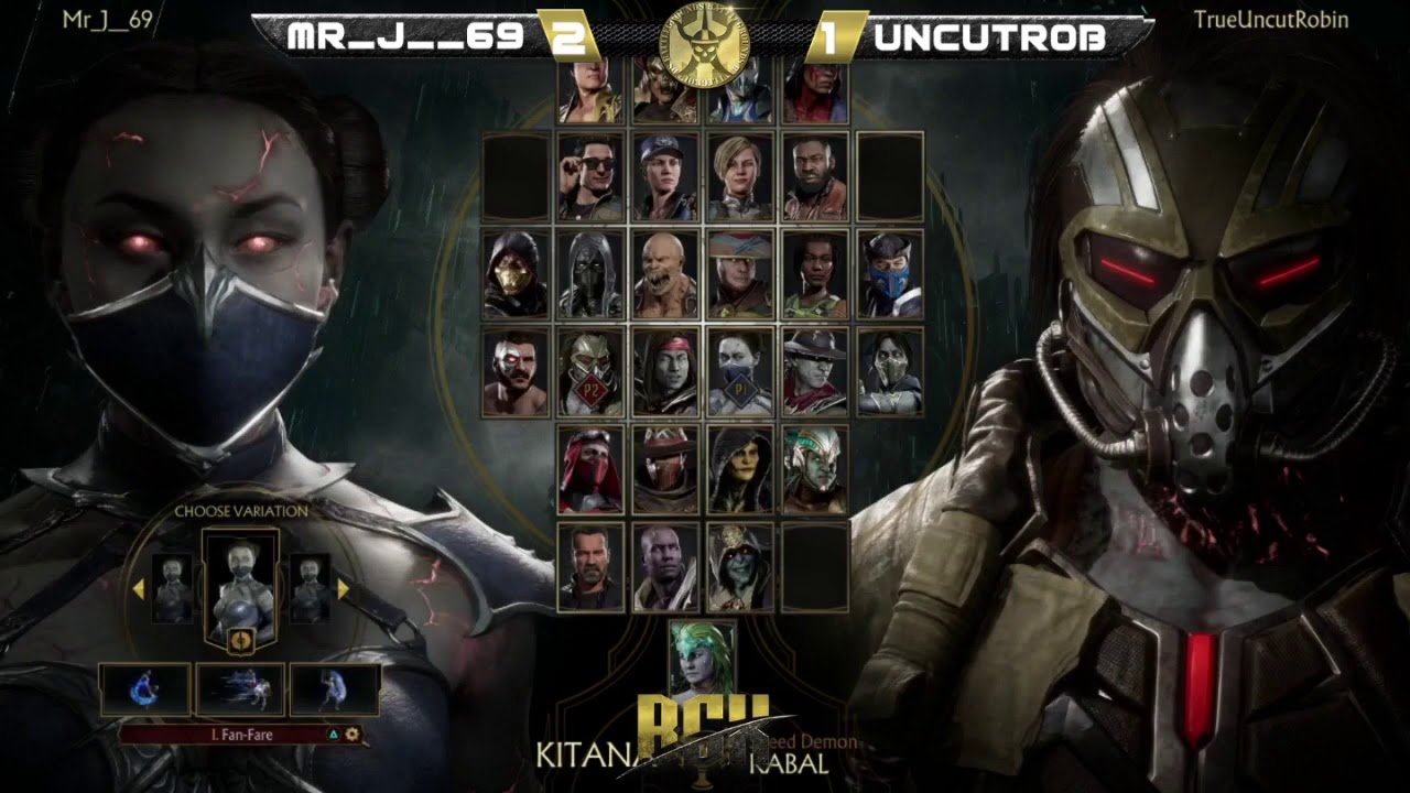 Battlegrounds Exhibition Series - Mr_J__69 (Kitana) vs TrueUncutRobin (Kabal)