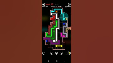 How to solve flow free (Amoeba pack level 83)