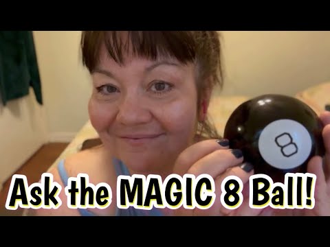 ASMR Whispering Ramble 🔮 Magic 8 Ball Q&A | Fun Relaxing Tapping 