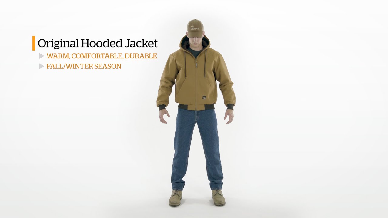 berne original hooded jacket