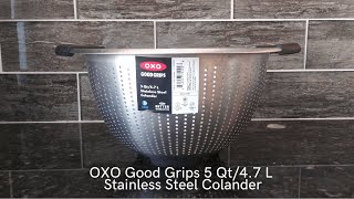 In Hand Review Of Oxo Good Grips Stainless Steel Colander