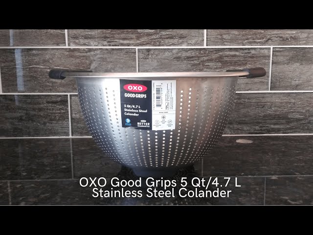 OXO 5 Quart Stainless Steel Colander