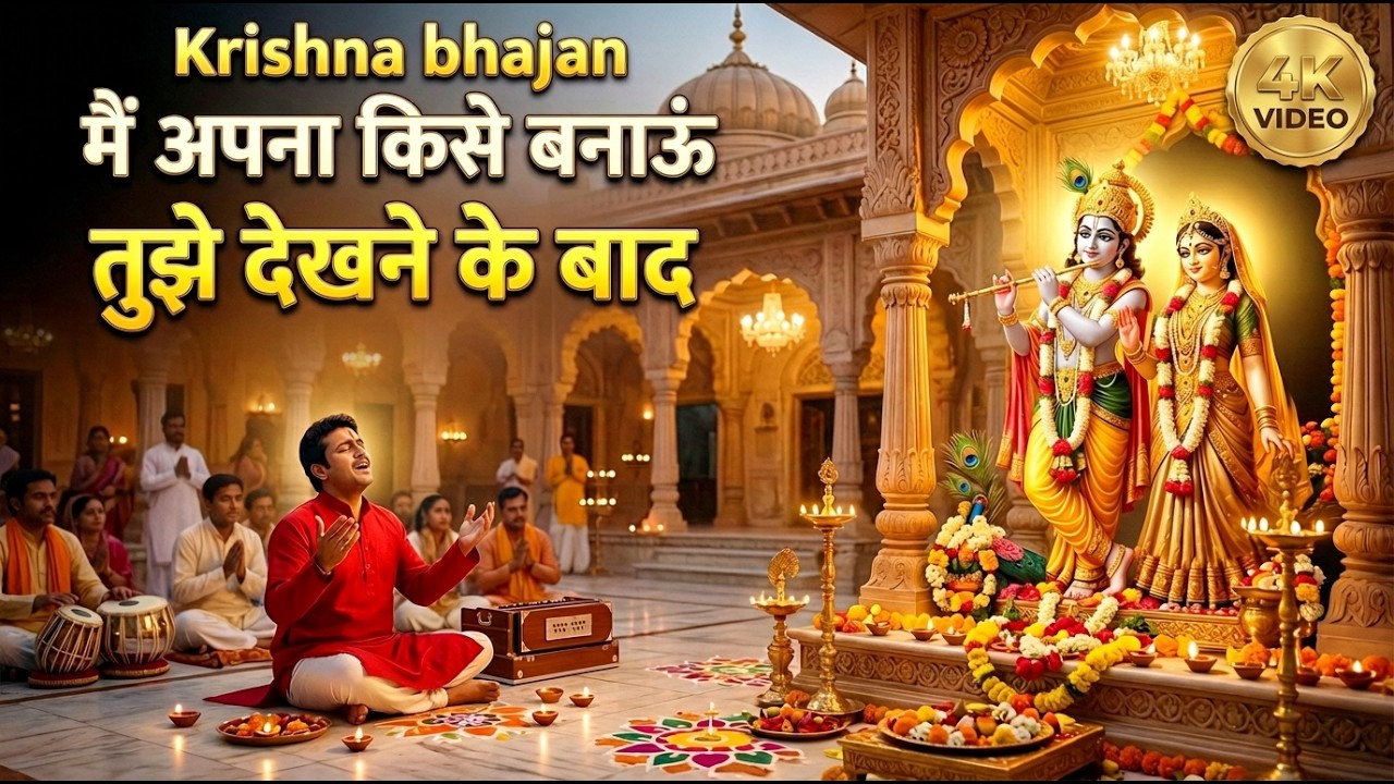 मैं अपना किसे बनाऊं तुझे देखने के बाद | मन को शांति देने वाला भजन | Beautiful Radha Krishna Bhajan
