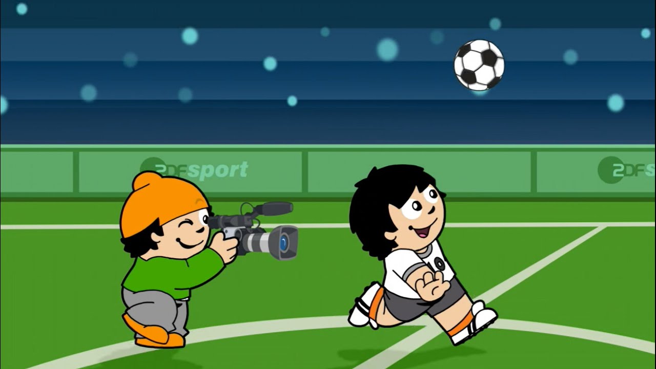 ZDF - Werbeblock, Sportstudio vorspann Euro 2024 - 14 Juni. 2024