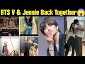 BTS V &amp; Jennie Back Together 😱 V &amp; Jennie Pose With Us Rapper 🔥 V &amp; Jennie Spotted Tyler Concert 😍