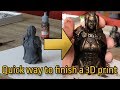 Simple quick cheap but effective painted finish on 3d prints