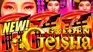 ★NEW SLOT!★ GOLDEN BIG WIN!!⛱ THE STRUGGLE IS REAL! GOLDEN GEISHA Slot Machine (ARISTOCRAT GAMING)