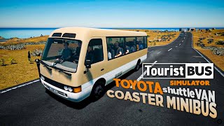 Tourist Bus Simulator Gameplay - Toyota Coaster - Airport to Hotel! | Thrustmaster T300RS screenshot 4