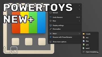 PowerToys New+: Use your own templates to create new files from the windows context menu