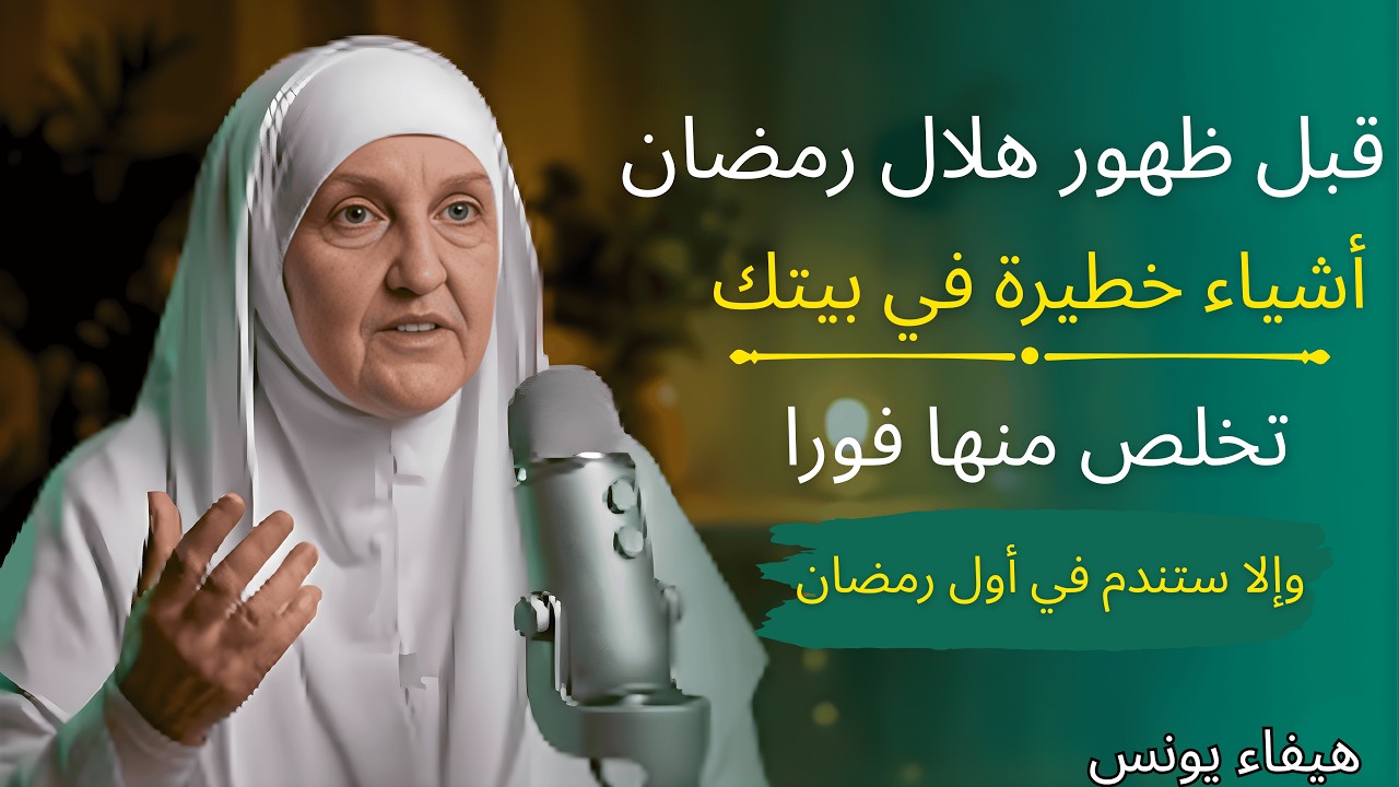 قبل رؤية هلال رمضان أخرجوا هذه ٣ أشياء من البيت وإلا قد يحدث ضرر شديد, د  هيفاء يونس