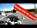 4K Honda VFR 800 VTEC - Leo Vince - Riding the twisties HD sound - no wind -