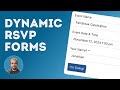 How to Add a Free Dynamic RSVP Forms to Your WordPress Events Calendar (Easy Setup!)