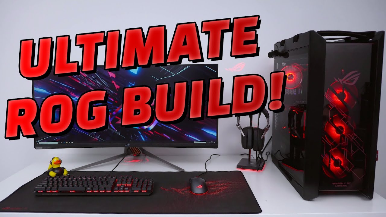 Optøjer Og ødelagte The ULTIMATE ASUS ROG Gaming PC Build!!! - YouTube
